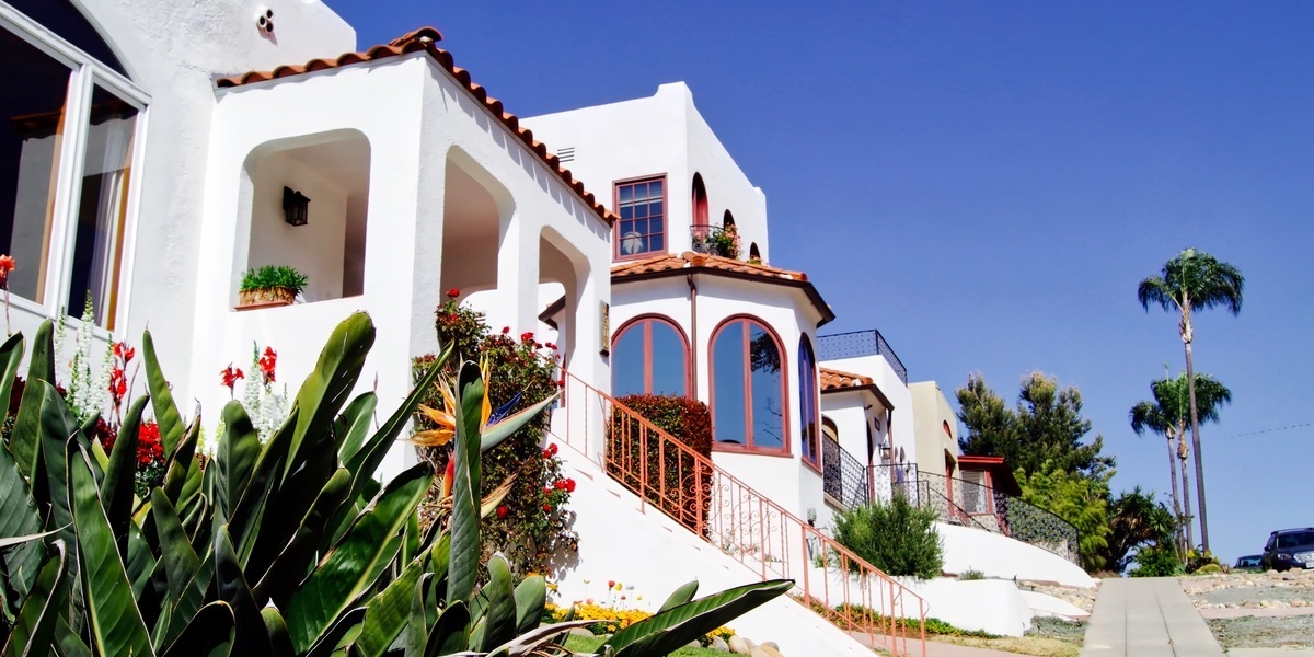 On the neighborhood streets in San Diego California